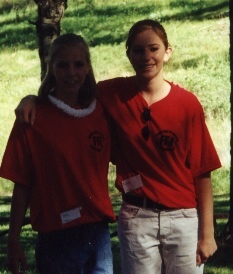 HOLLY AND TONYA AT FFA CAMP 