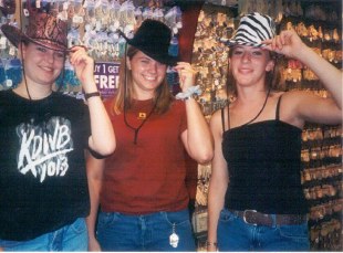 robin, brenda, and tonya. wanna be a cowboy baby..